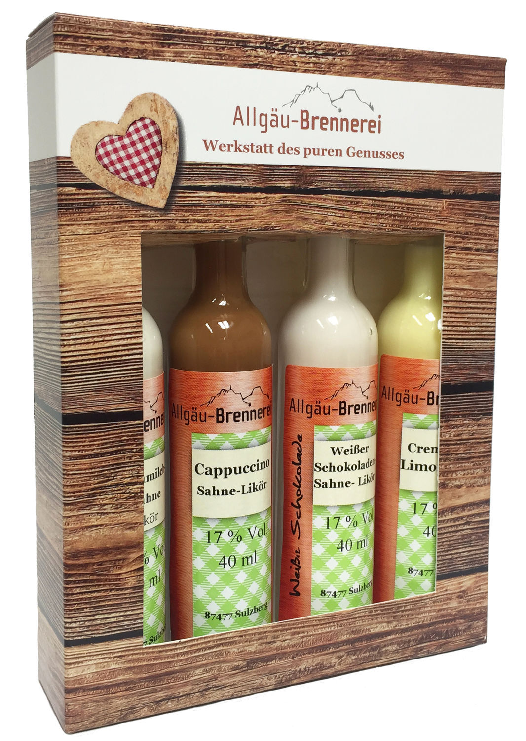 Miniaturen-Set "Sahne" 4 x 40 ml