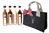 Tasche voller Genuss mit 4 süssen Likören ( je 100 ml)