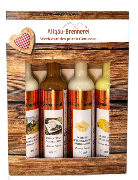 Miniaturen-Set "Sahne" 4 x 40 ml