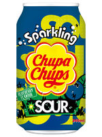Chupa Chups Sparkling Sour Blueberry Flavour 345ml DS/ Pfand 0,25