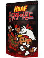 HBAF Hot & Spicy Chicken Almond 120g. Beutel