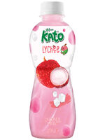 Kato Lychee Juice Drink with Nata De Coco 320ml Pet/ Pfand 0,25