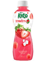 Kato Strawberry Juice Drink with Nata De Coco 320ml Pet/ Pfand 0,25