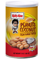 Koh-Kae Coconut Cream Flavour Coated Erdnüsse 110g. Dose