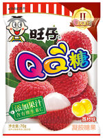 Want Want QQ Gummy Fruchtgummi Litschi 70g. --