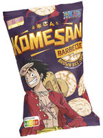 Ultrapop Komesan Rice Chips Barbecue OP Luffy 60g. Beutel