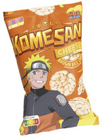 Ultrapop Komesan Rice Chips Cheese Naruto 60g. Beutel