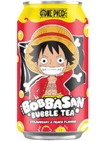 Ultrapop One Piece Luffy Bobbasan Bubble Tea Strawberry & Peach 320ml DS/ Pfand 0,25